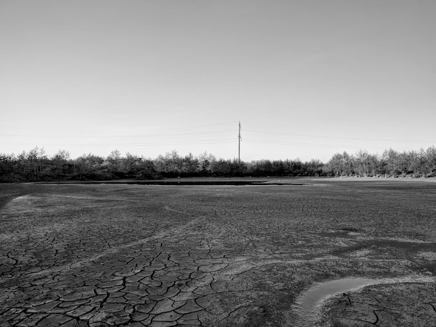 Photo silence view of desert