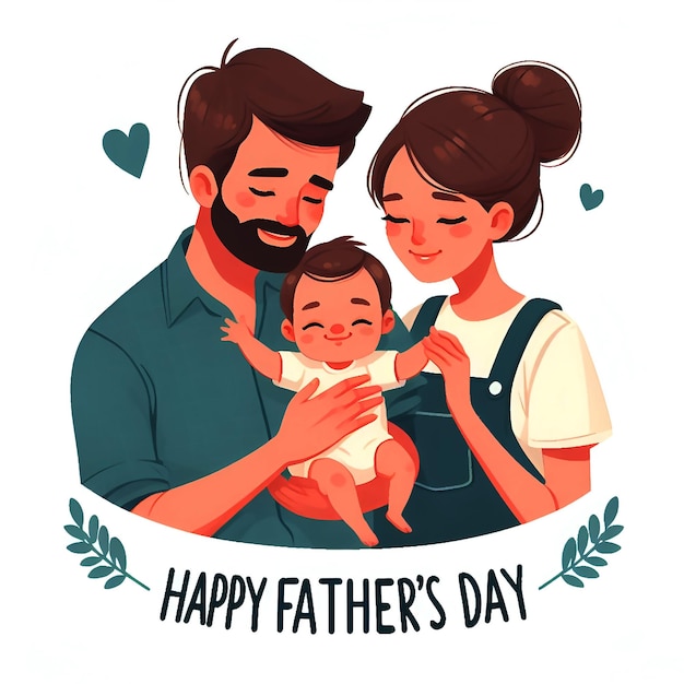 silhouette of father and children holding hands Fatherhood and childhood concept Generated by AI