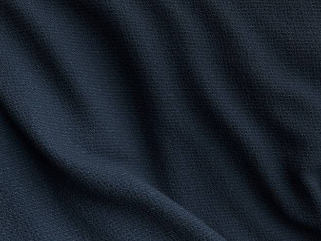 Silk fabric dark blue color texture background