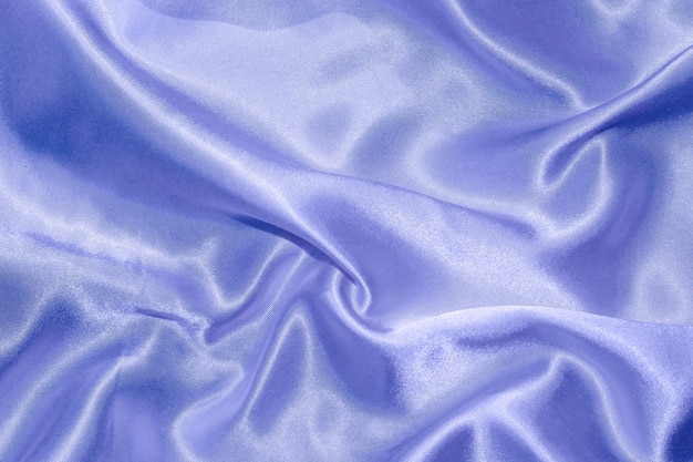 Silk fabric texture in color of the year 17-3938 Very Peri.