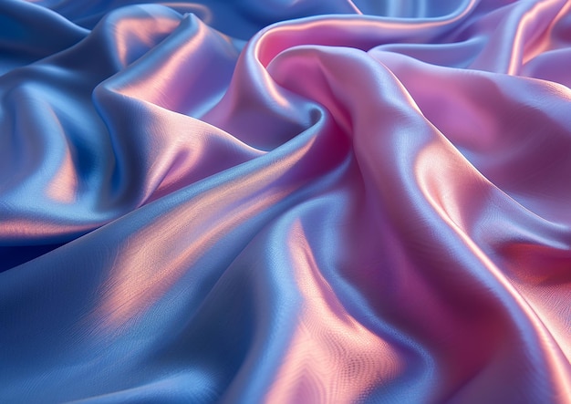 Silk Fabric with Watercolor Texture