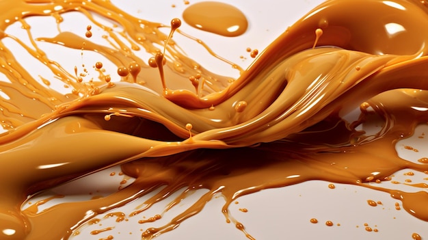 Silky Smooth Flowing Caramel Delight A Tasty Journey