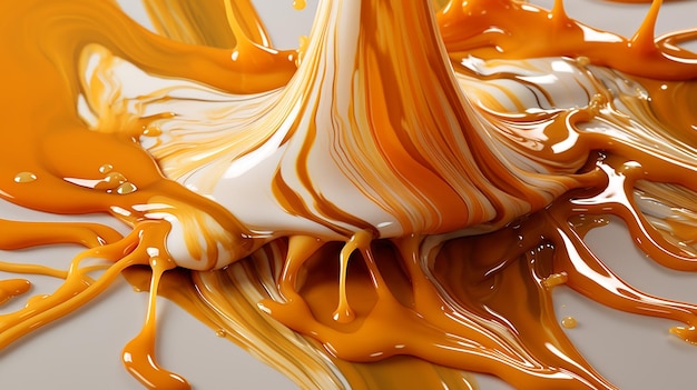 Silky Smooth Flowing Caramel Delight A Tasty Journey