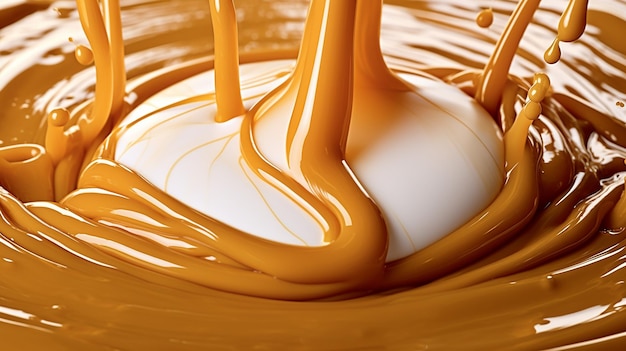 Silky Smooth Flowing Caramel Delight A Tasty Journey