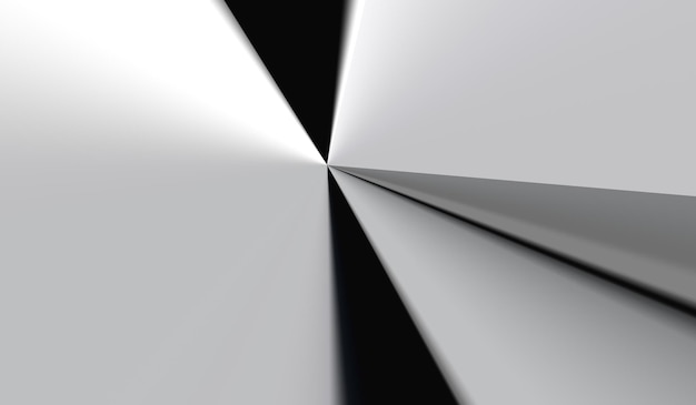 Silver 3D effect abstract background