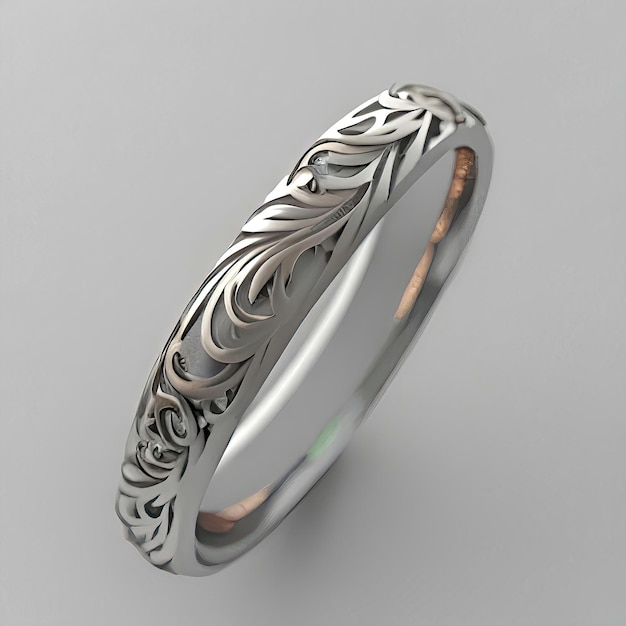 Silver Bands of Romance A Perfect Wedding Accessory