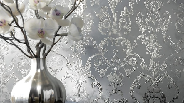 Photo silver colour pattern wallpaper ar 169 job id 1f06280dce194c7d8d7a388428e2ca06