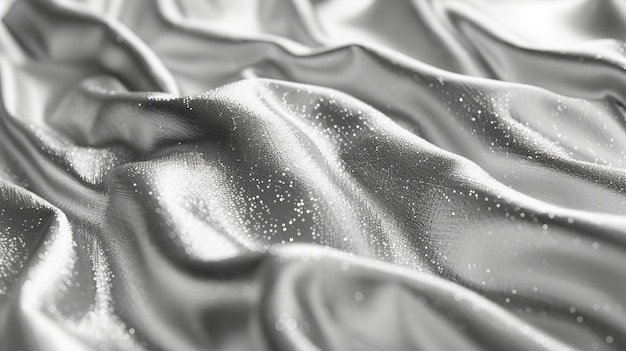 Photo silver fabric abstract background