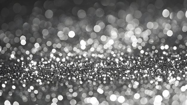 Photo silver glitter background genrated by ai