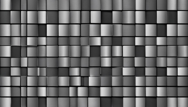 Silver Gradient Bars in a Repeating Pattern Sleek and Shiny Metallic Design