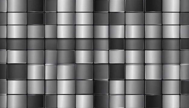 Silver Gradient Bars in a Repeating Pattern Sleek and Shiny Metallic Design