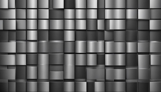 Silver Gradient Bars in a Repeating Pattern Sleek and Shiny Metallic Design