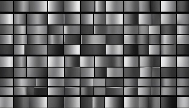 Silver Gradient Bars in a Repeating Pattern Sleek and Shiny Metallic Design