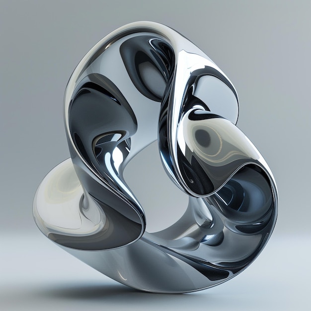 a silver sculpture of two rings with the word quot love quot on the bottom