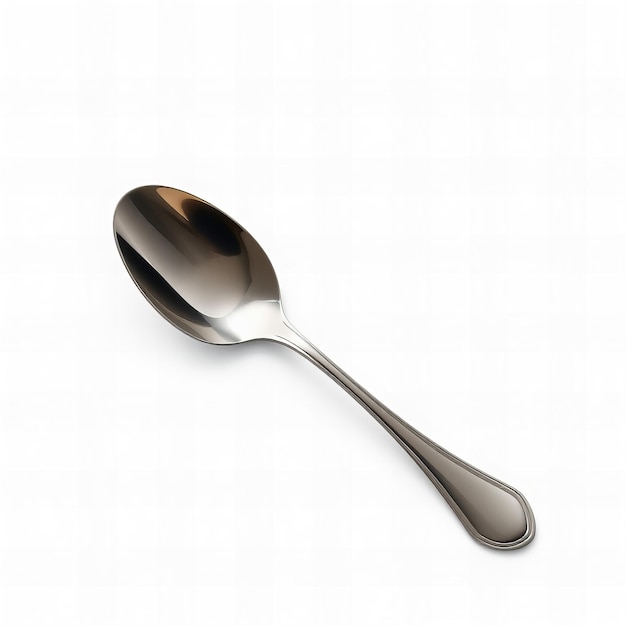 Photo a silver spoon with a handle that says  silver