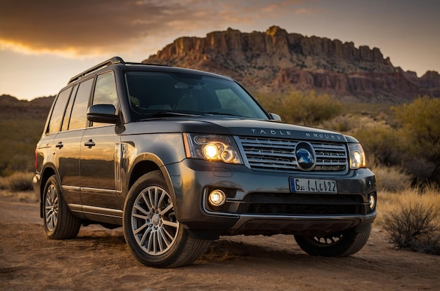 a silver suv with a license plate that says g lg