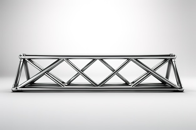 Photo silver truss beam a sturdy foundation for stage lighting on a clear png or white background