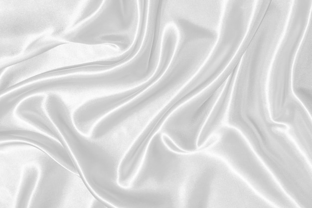 Silver wavy silk background texture