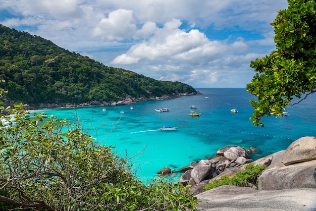 Similan Islands, Phang Nga Province Beautiful sea in the south of Thailand,