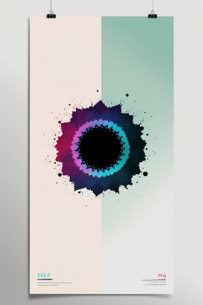 Photo simple abstract art colorful creative think banner wallpaper background illustration beautiful