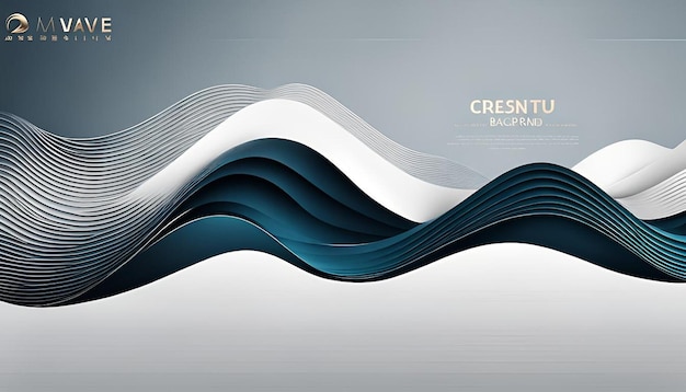 Simple abstract background wallpaper design with smooth wave minimalist for presentation