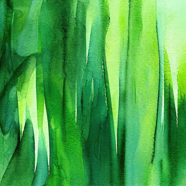 Simple abstract green watercolor background