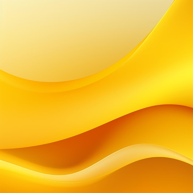 Simple abstract yellow waves background with space presentation template