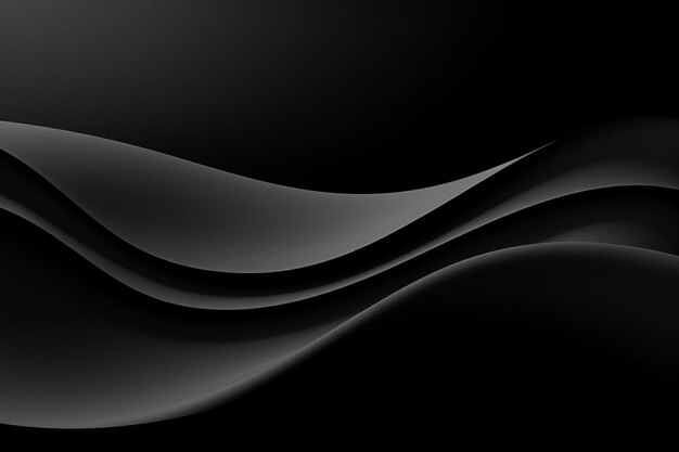 Simple black gradient background for product abstract backgrounds