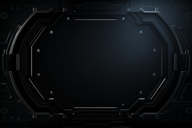 Simple black technology background