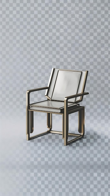 simple chair on transparency background PNG