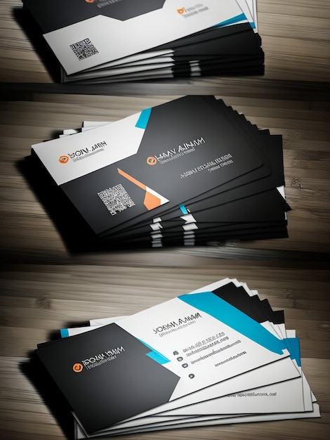 simple Clean Business Card Template Vector Modern Creative