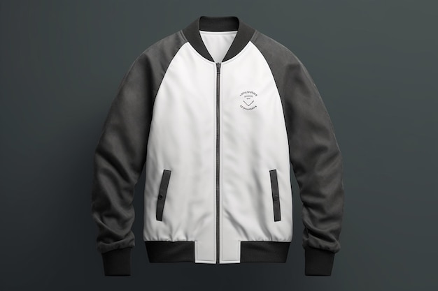 Simple and Clean Raglan Jacket Mockup for Branding