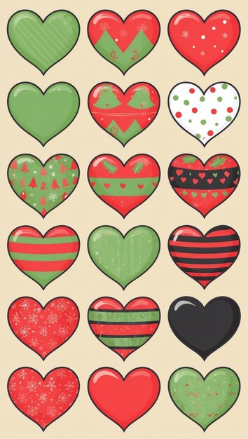 Photo simple clip art hearts for clean and classic looks