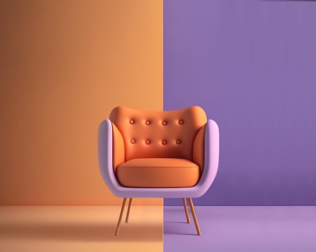 Simple and cozy modern chair