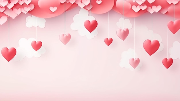 Simple and creative valentines day background