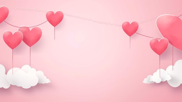 Simple and creative valentines day background