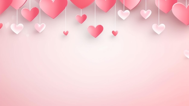 Simple and creative valentines day background