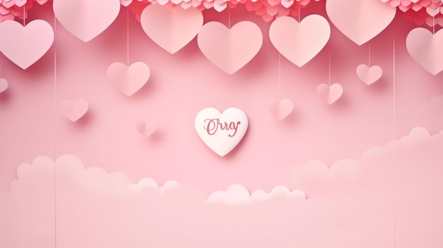 Simple and creative valentines day background