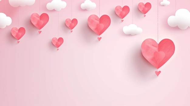 Simple and creative valentines day background