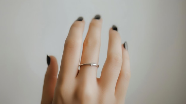 Photo simple elegant ring