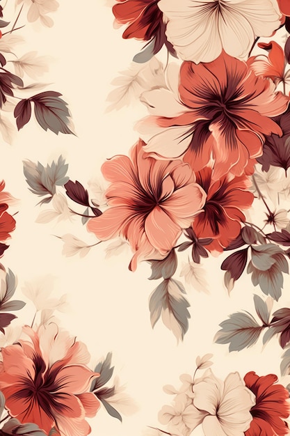 Simple flowers wallpaper texture