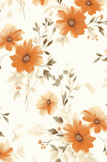 Simple flowers wallpaper texture