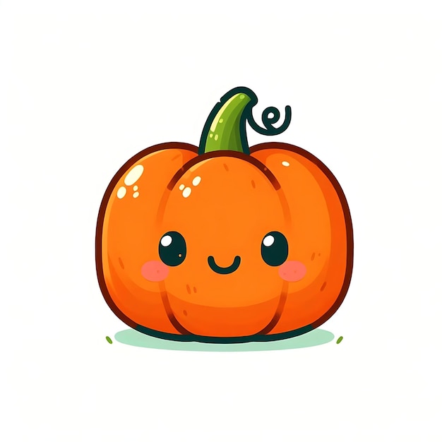 Simple Halloween Pumpkin Clipart Minimalistic Pumpkin Illustration Halloween Pumpkin Icon