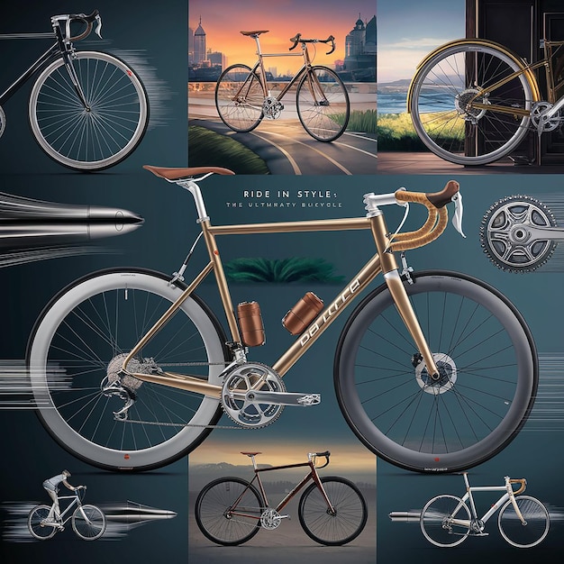 Photo simple luxury bicycle