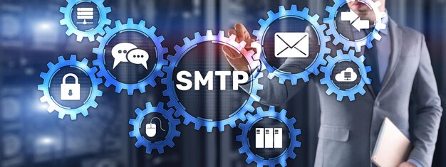 Photo simple mail transfer protocol smtp server mail transfer protocol tcp ip protocol sending and receiving email