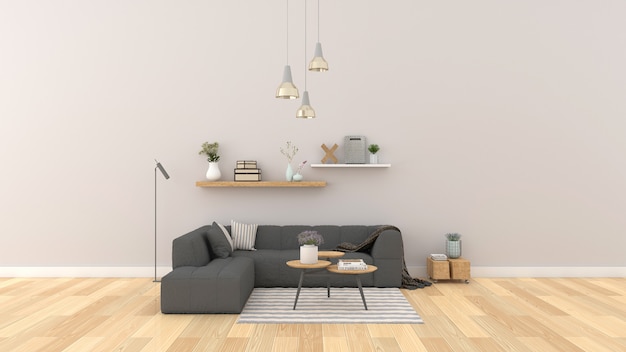 Simple Nordic indoor furniture