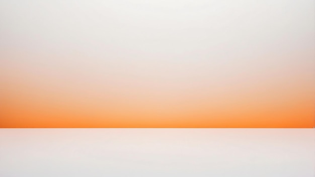 Simple Orange and White Gradient Background