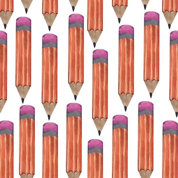 Photo a simple pencil watercolor illustration seamless pattern