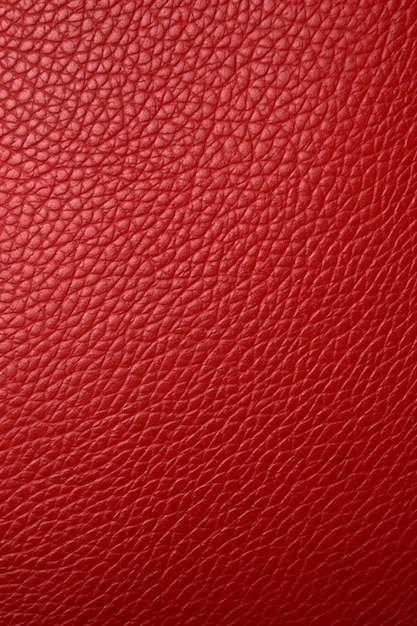 Simple Red color leather texture background