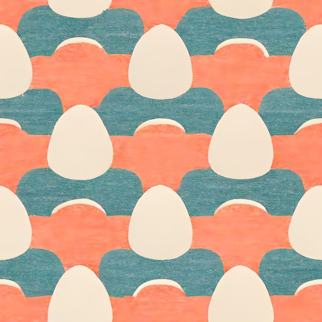 Simple seamless birthday themed pattern. Generative AI